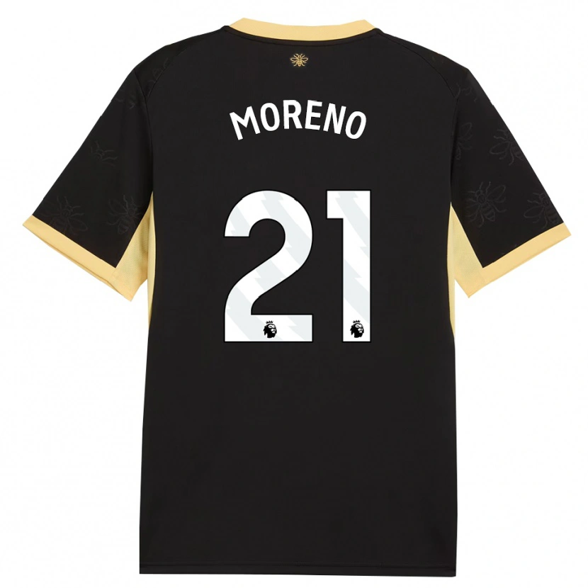 Danxen Donna Maglia Marlos Moreno #21 Giallo Nero Kit Gara Away 2026/27 Maglietta
