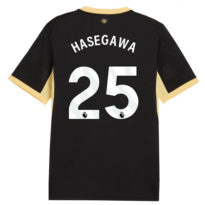 Danxen Donna Maglia Yui Hasegawa #25 Giallo Nero Kit Gara Away 2026/27 Maglietta
