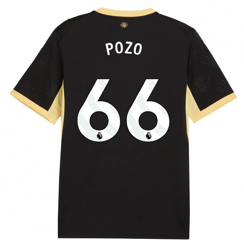 Danxen Donna Maglia Iker Pozo #66 Giallo Nero Kit Gara Away 2026/27 Maglietta