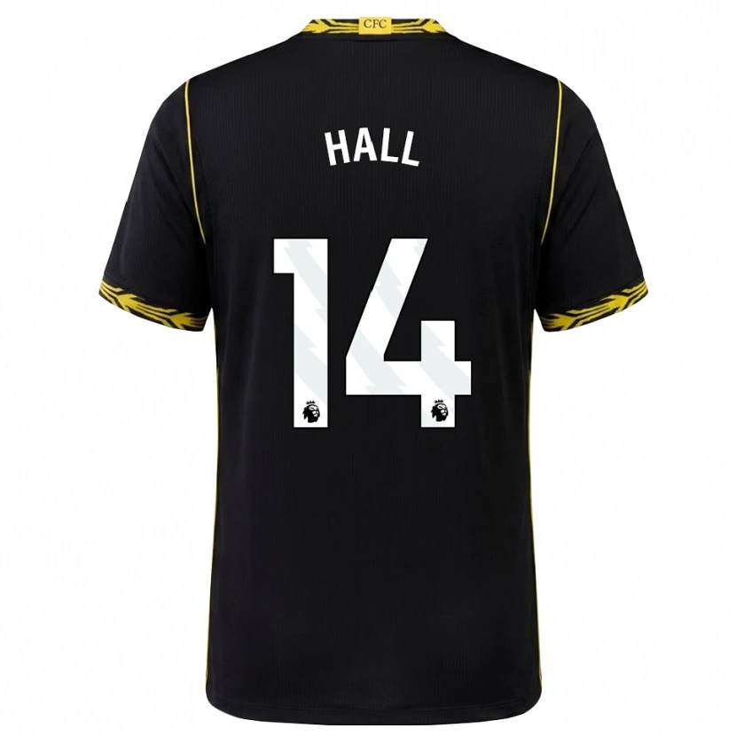 Danxen Donna Maglia Jacob Hall #14 Giallo Nero Kit Gara Away 2026/27 Maglietta