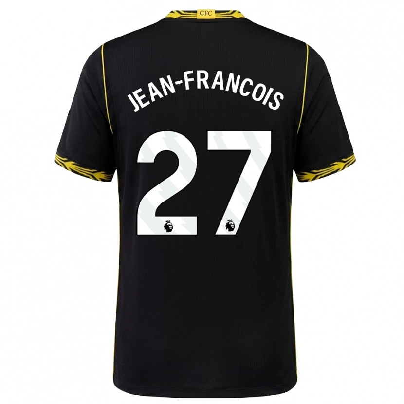 Danxen Donna Maglia Oriane Jean-Francois #27 Giallo Nero Kit Gara Away 2026/27 Maglietta