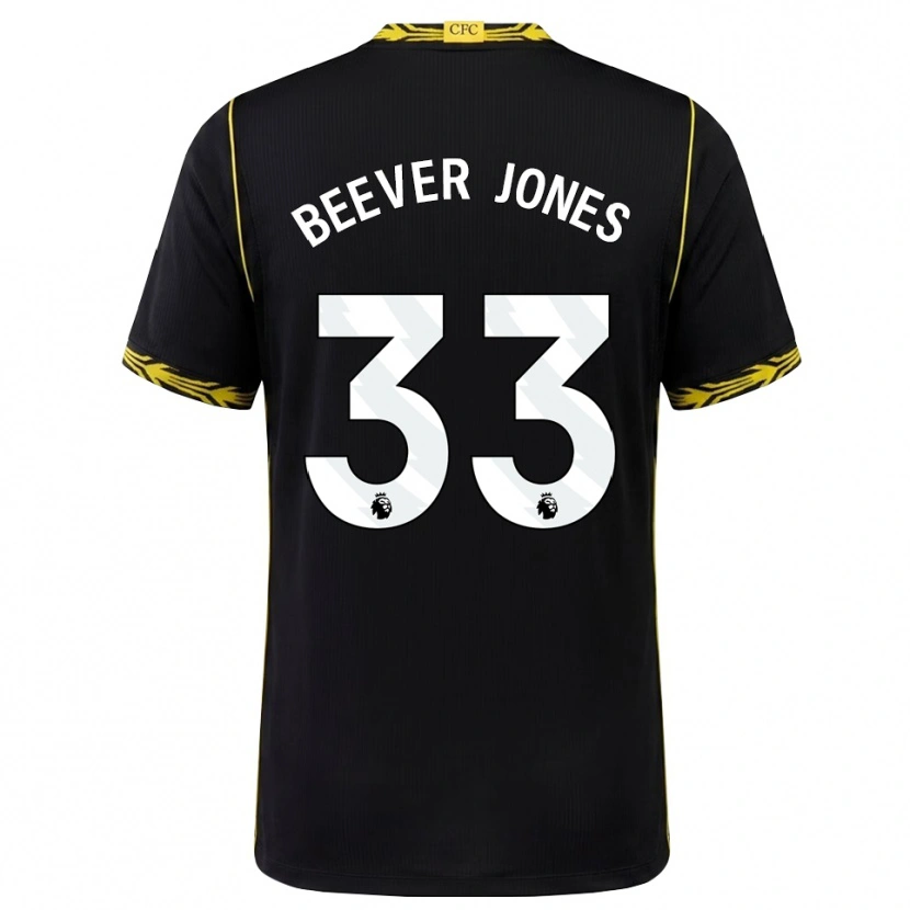Danxen Donna Maglia Aggie Beever-Jones #33 Giallo Nero Kit Gara Away 2026/27 Maglietta