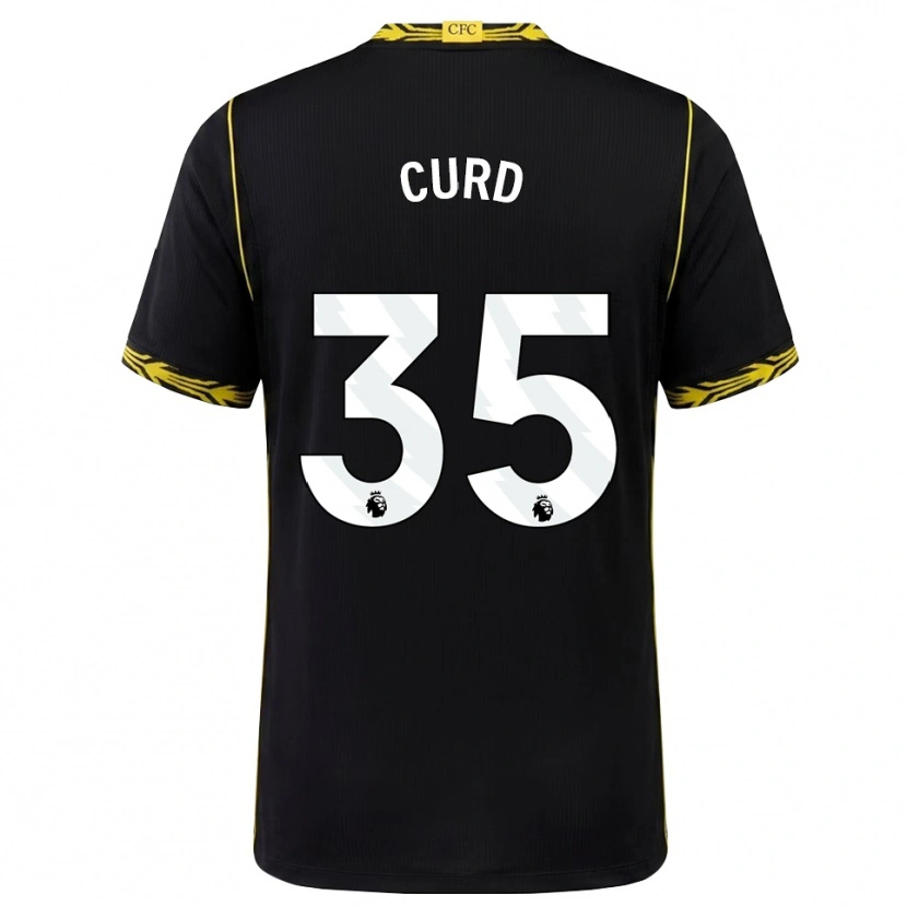Danxen Donna Maglia Ted Curd #35 Giallo Nero Kit Gara Away 2026/27 Maglietta