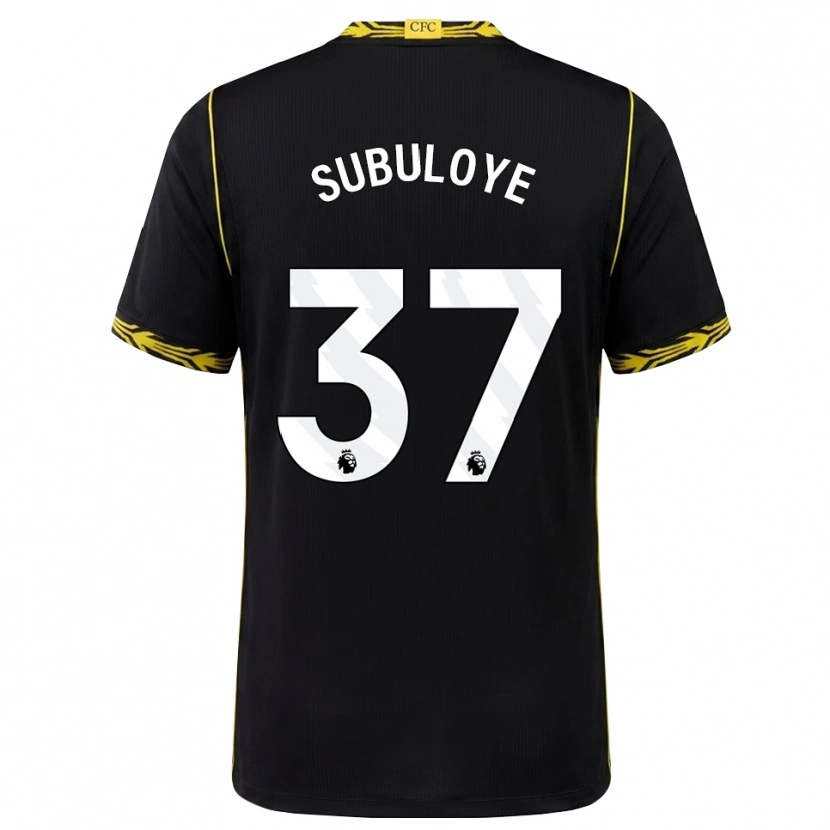 Danxen Donna Maglia Olutayo Subuloye #37 Giallo Nero Kit Gara Away 2026/27 Maglietta