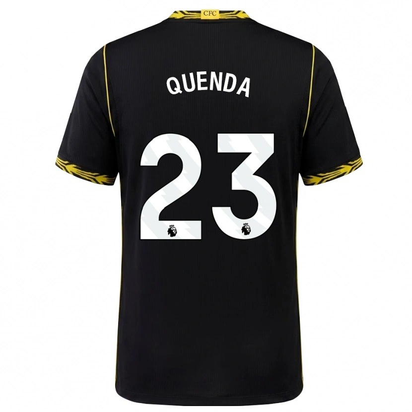 Danxen Donna Maglia Geovany Quenda #23 Giallo Nero Kit Gara Away 2026/27 Maglietta