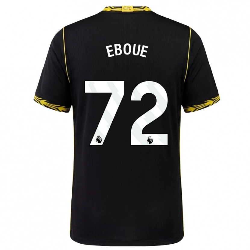 Danxen Donna Maglia Mathis Eboué #72 Giallo Nero Kit Gara Away 2026/27 Maglietta