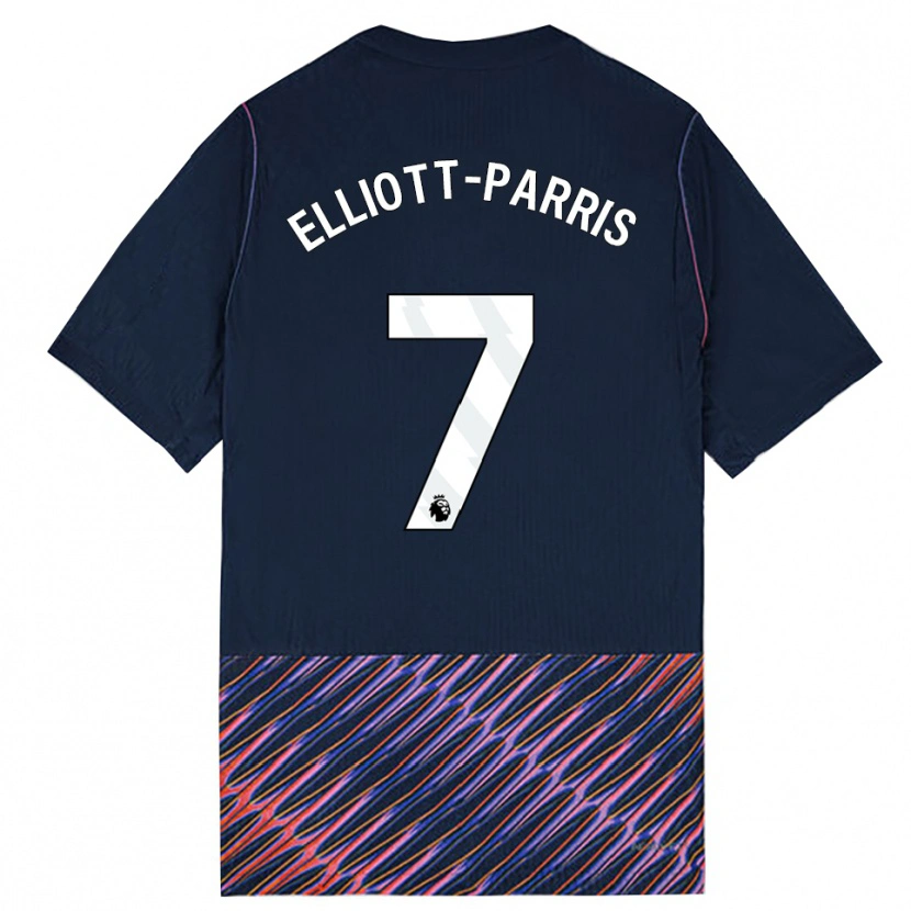 Danxen Donna Maglia Reiss Elliott-Parris #7 Blu Reale Bianco Kit Gara Away 2026/27 Maglietta