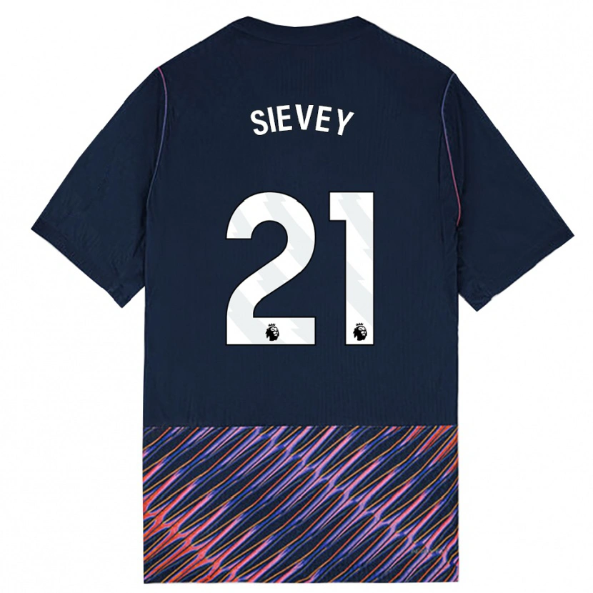 Danxen Donna Maglia Max Sievey #21 Blu Reale Bianco Kit Gara Away 2026/27 Maglietta