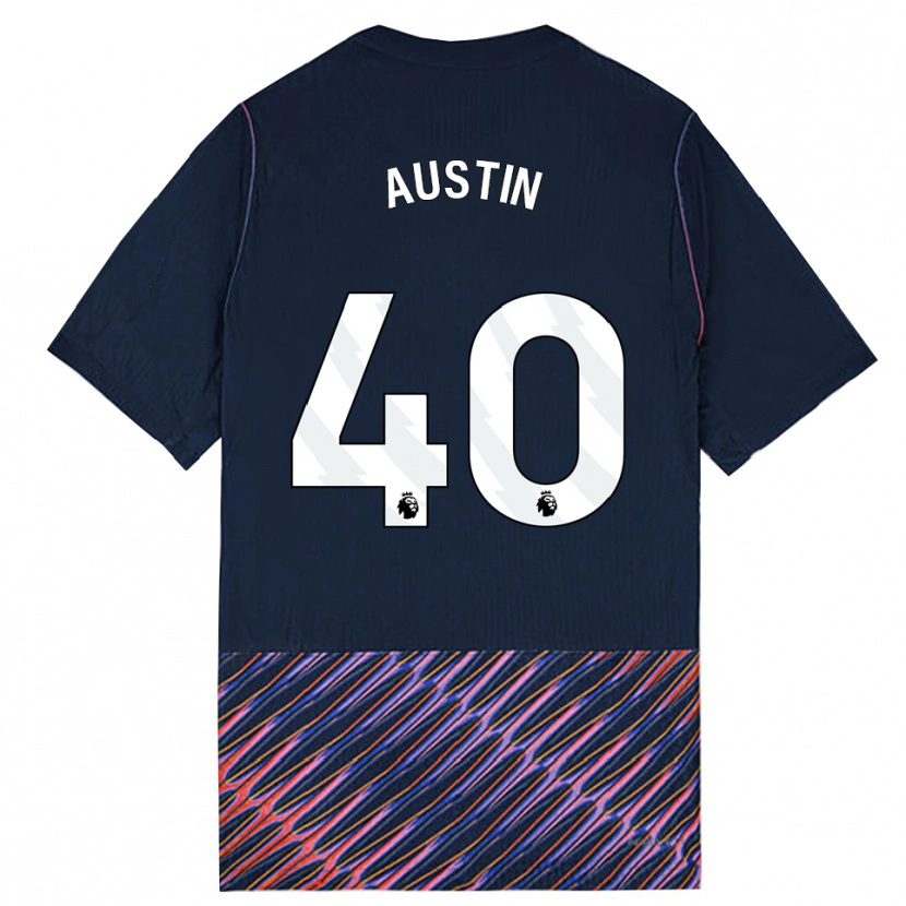 Danxen Donna Maglia Brandon Austin #40 Blu Reale Bianco Kit Gara Away 2026/27 Maglietta