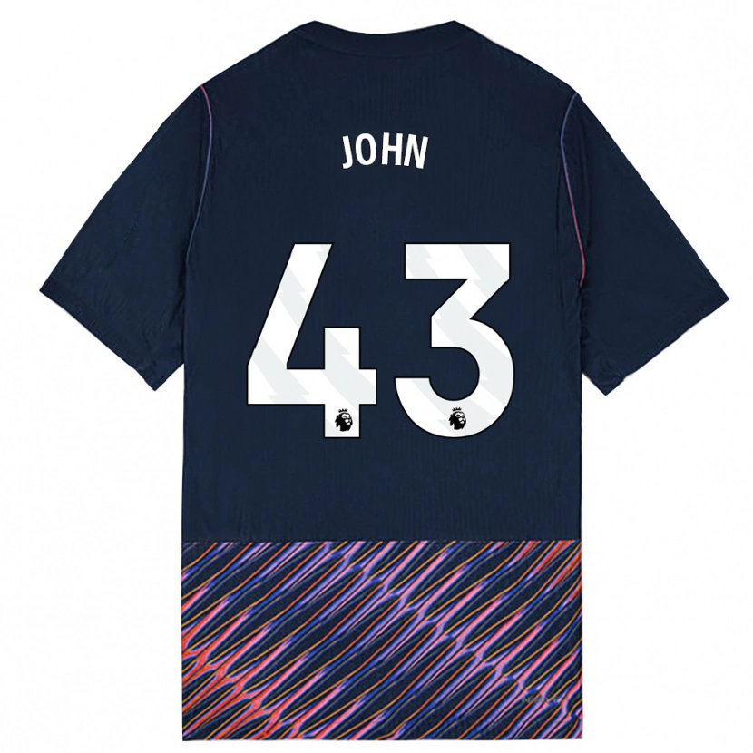 Danxen Donna Maglia Nile John #43 Blu Reale Bianco Kit Gara Away 2026/27 Maglietta