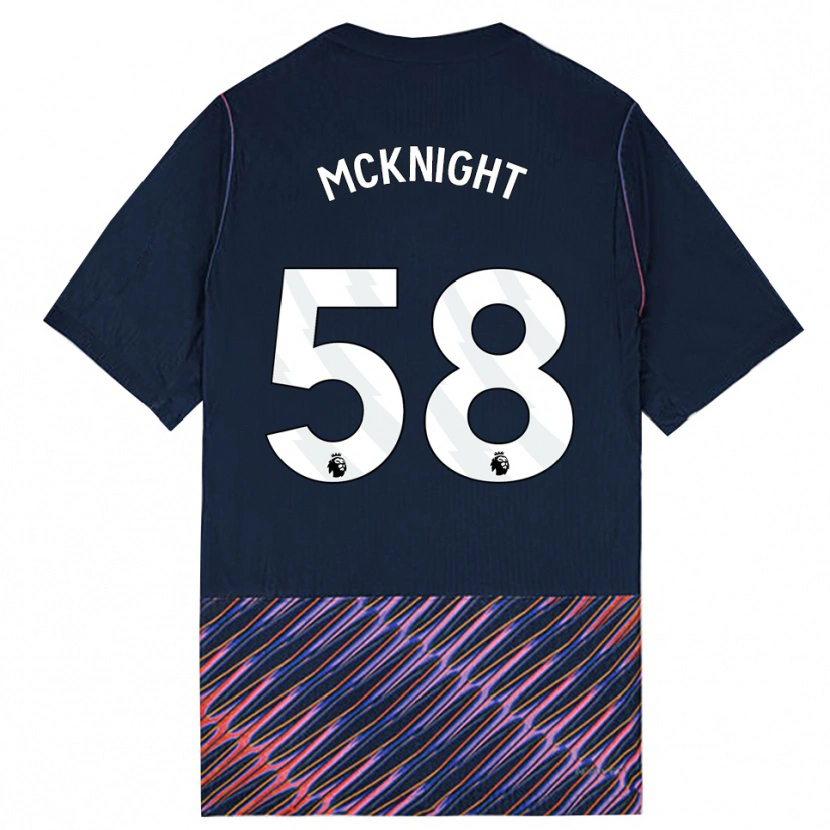 Danxen Donna Maglia Maxwell Mcknight #58 Blu Reale Bianco Kit Gara Away 2026/27 Maglietta