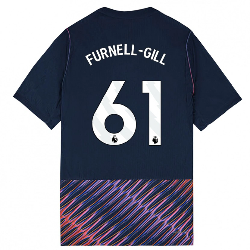 Danxen Donna Maglia Luca Furnell-Gill #61 Blu Reale Bianco Kit Gara Away 2026/27 Maglietta
