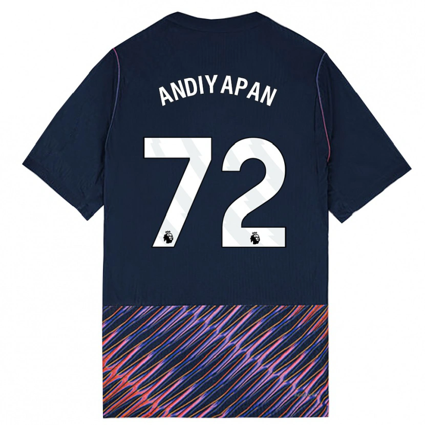 Danxen Donna Maglia William Andiyapan #72 Blu Reale Bianco Kit Gara Away 2026/27 Maglietta