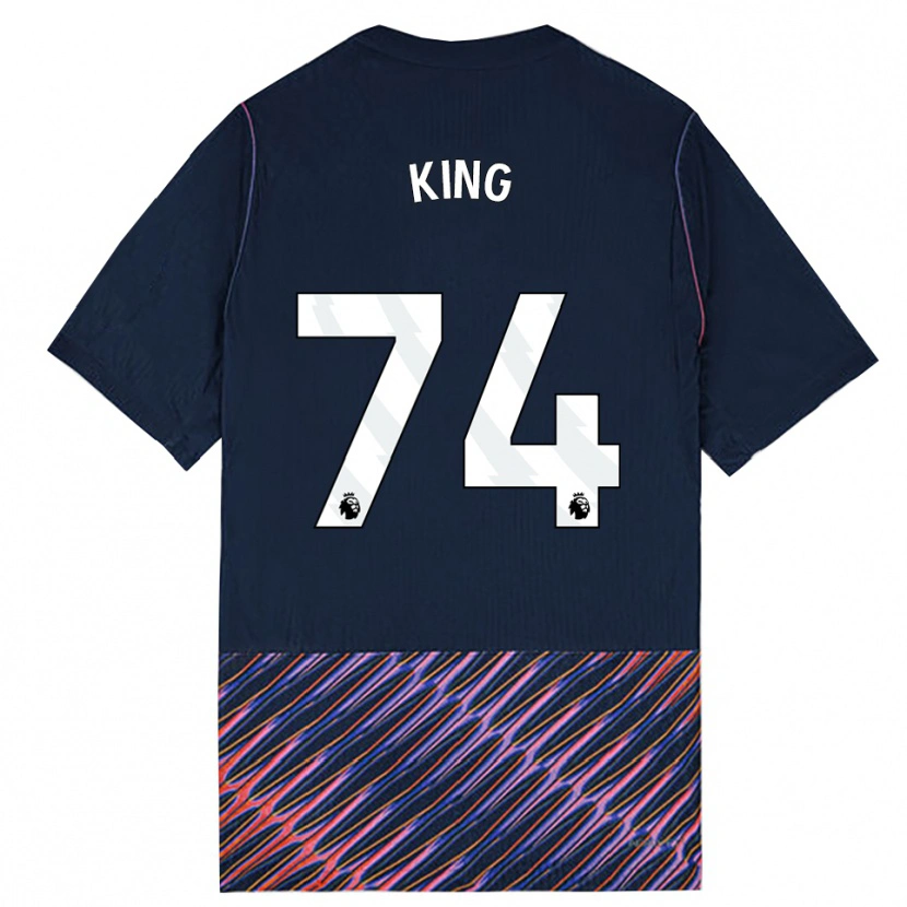 Danxen Donna Maglia Maeson King #74 Blu Reale Bianco Kit Gara Away 2026/27 Maglietta