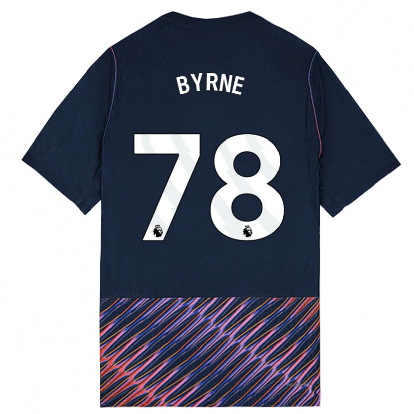 Danxen Donna Maglia Harry Byrne #78 Blu Reale Bianco Kit Gara Away 2026/27 Maglietta
