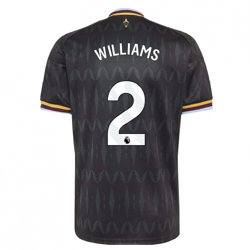 Danxen Donna Maglia Fabian Williams #2 Blu Fiordaliso Nero Giallo Kit Gara Away 2026/27 Maglietta