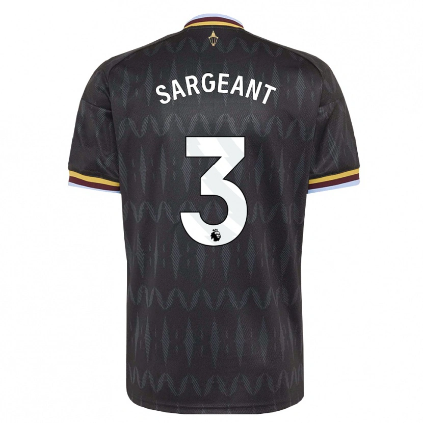 Danxen Donna Maglia Meaghan Sargeant #3 Blu Fiordaliso Nero Giallo Kit Gara Away 2026/27 Maglietta