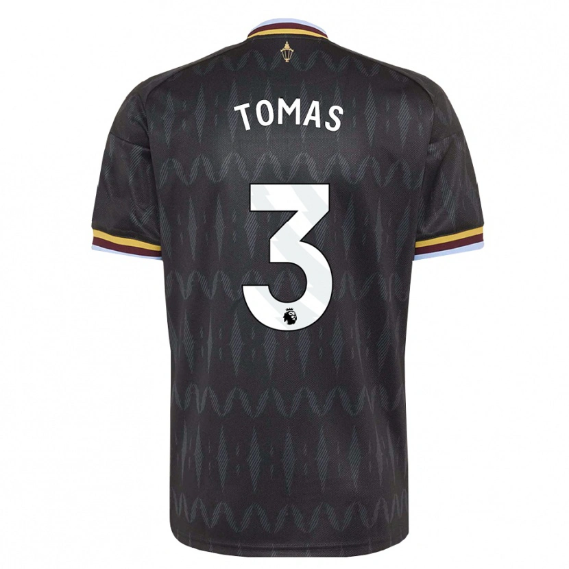 Danxen Donna Maglia Paula Tomás #3 Blu Fiordaliso Nero Giallo Kit Gara Away 2026/27 Maglietta