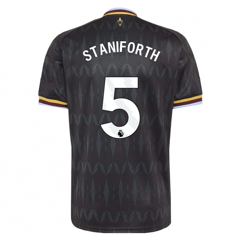 Danxen Donna Maglia Lucy Staniforth #5 Blu Fiordaliso Nero Giallo Kit Gara Away 2026/27 Maglietta