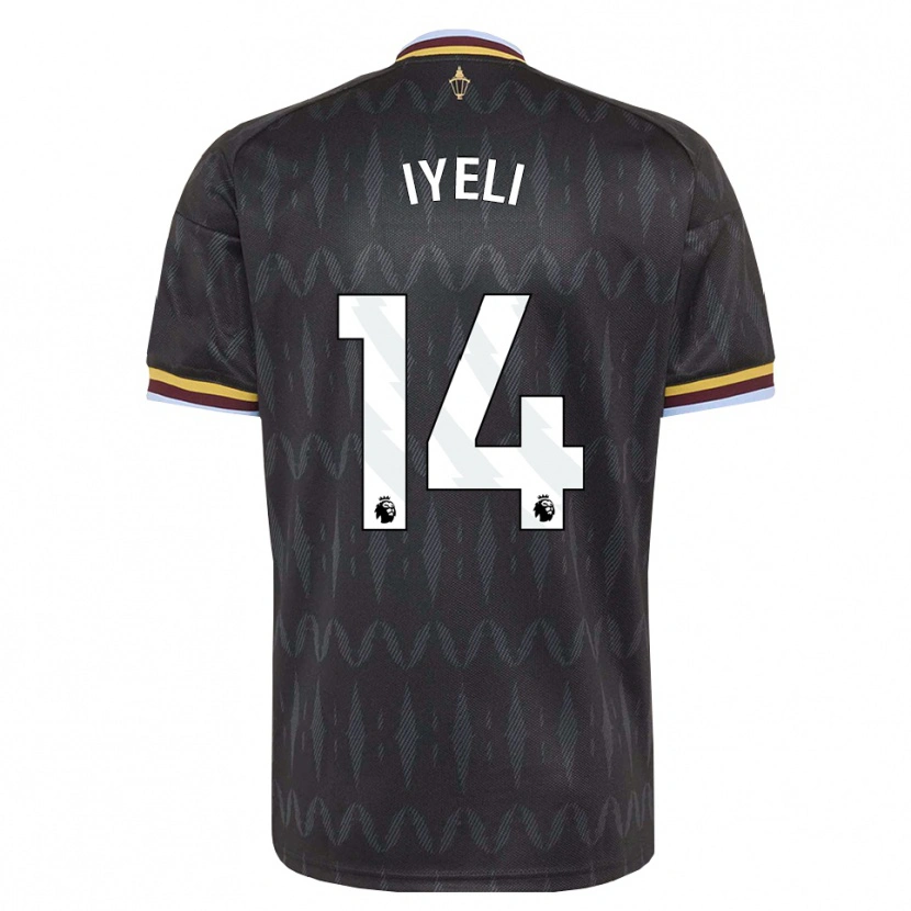 Danxen Donna Maglia Mj Iyeli #14 Blu Fiordaliso Nero Giallo Kit Gara Away 2026/27 Maglietta