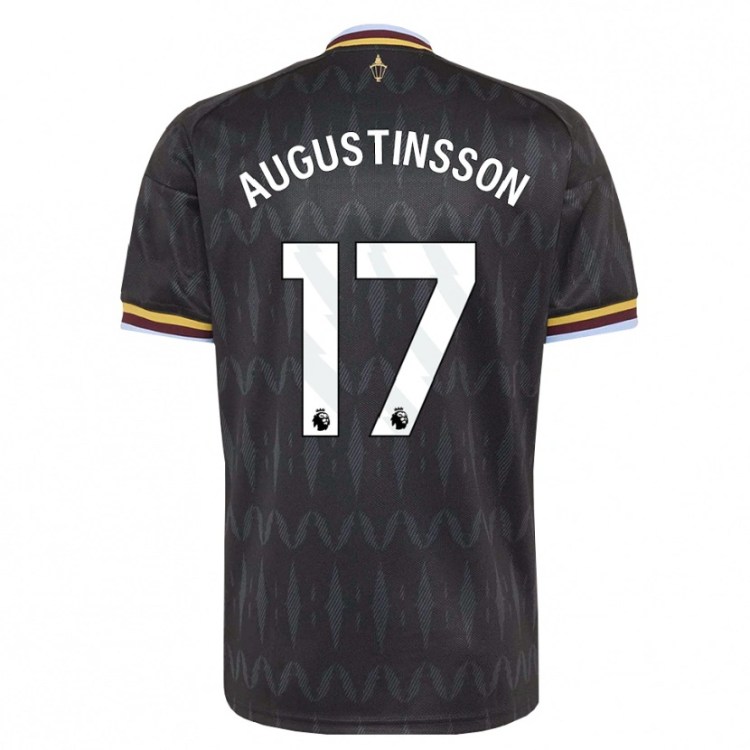 Danxen Donna Maglia Ludwig Augustinsson #17 Blu Fiordaliso Nero Giallo Kit Gara Away 2026/27 Maglietta