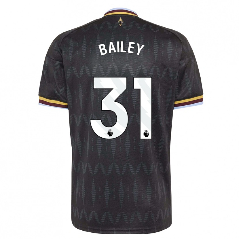 Danxen Donna Maglia Leon Bailey #31 Blu Fiordaliso Nero Giallo Kit Gara Away 2026/27 Maglietta