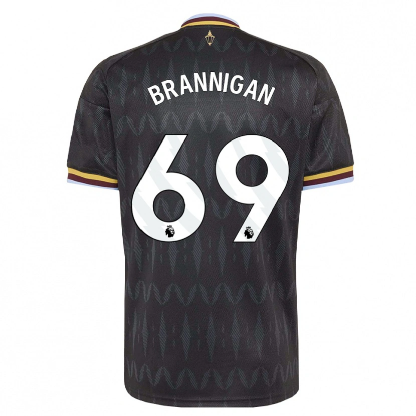 Danxen Donna Maglia Cole Brannigan #69 Blu Fiordaliso Nero Giallo Kit Gara Away 2026/27 Maglietta