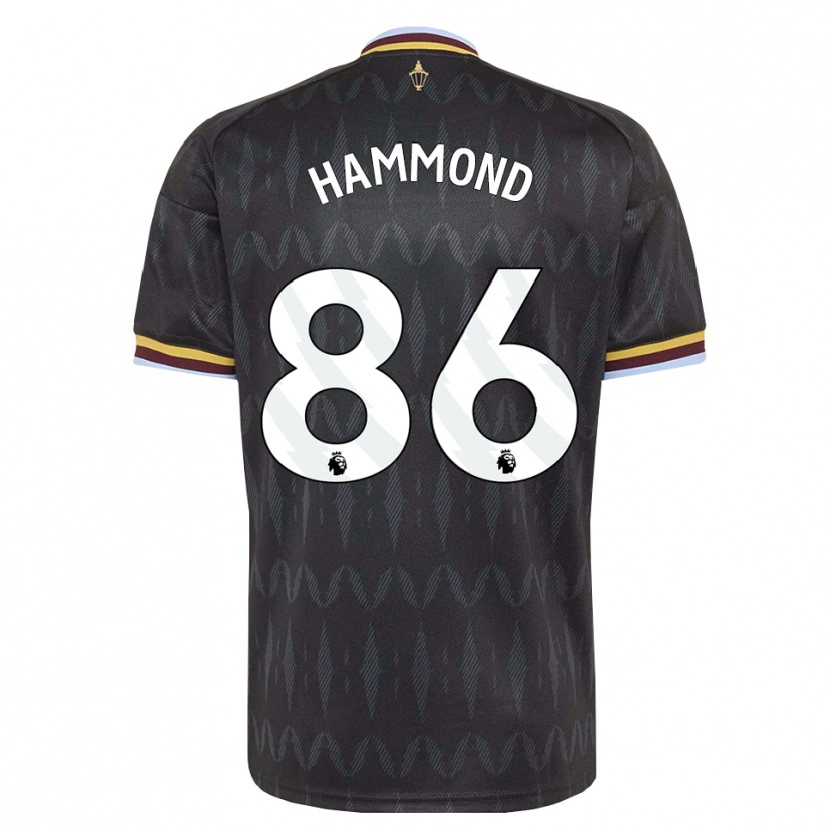 Danxen Donna Maglia Rio Hammond #86 Blu Fiordaliso Nero Giallo Kit Gara Away 2026/27 Maglietta