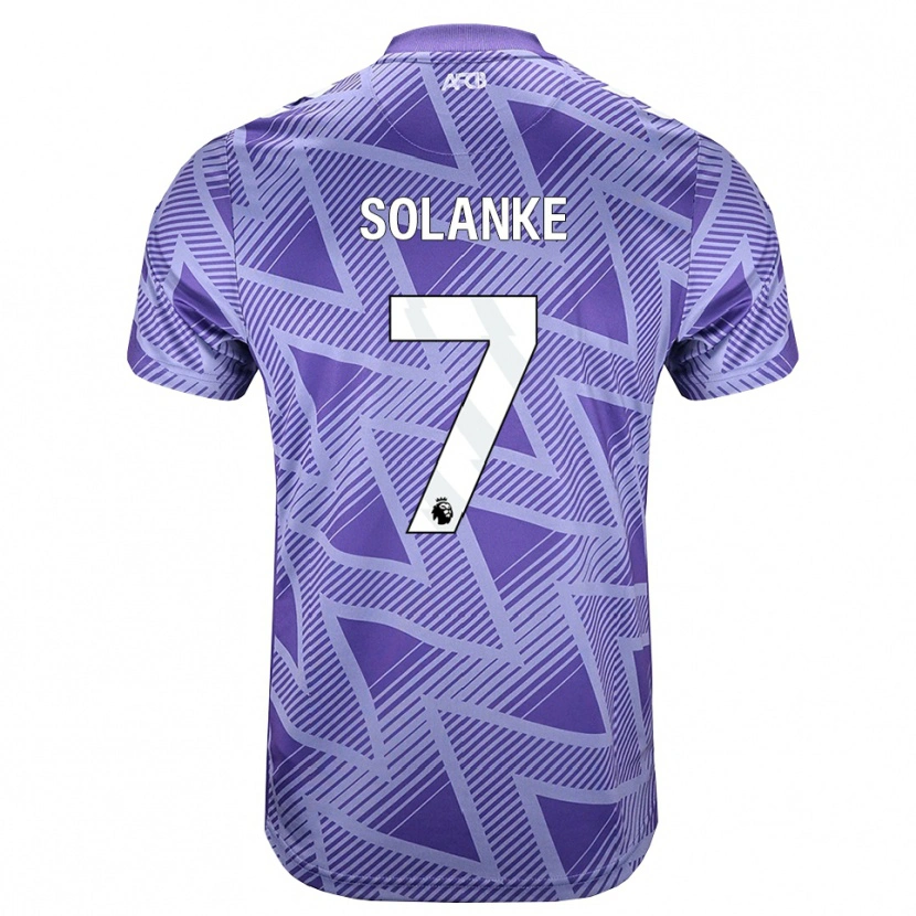 Danxen Donna Maglia Ade Solanke #7 Rossa Velo Pallido Bianco Kit Gara Away 2026/27 Maglietta