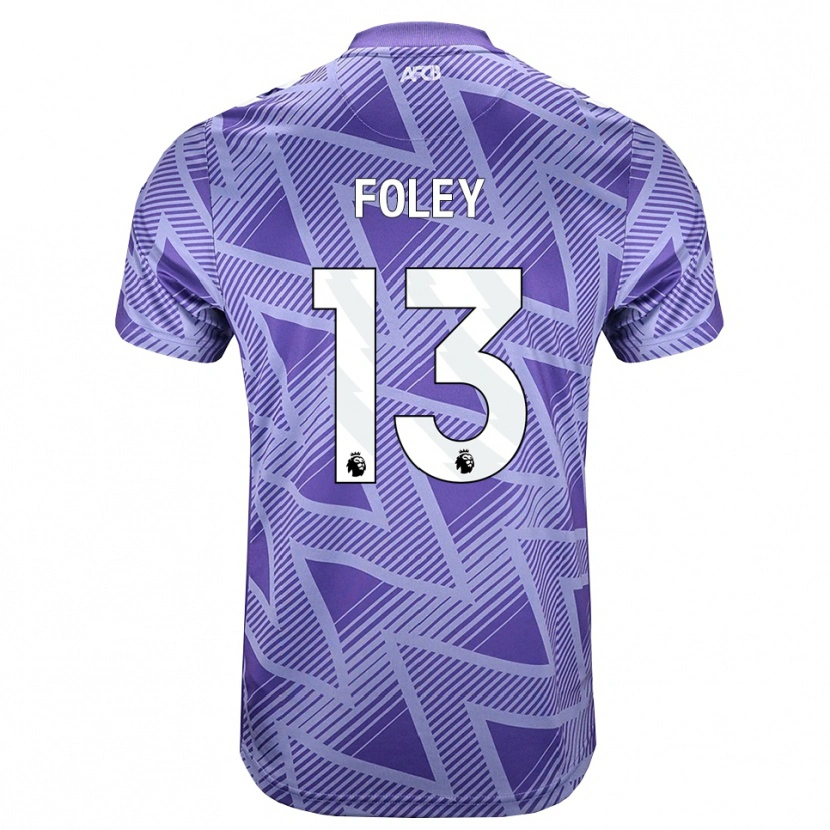 Danxen Donna Maglia Erin Foley #13 Rossa Velo Pallido Bianco Kit Gara Away 2026/27 Maglietta