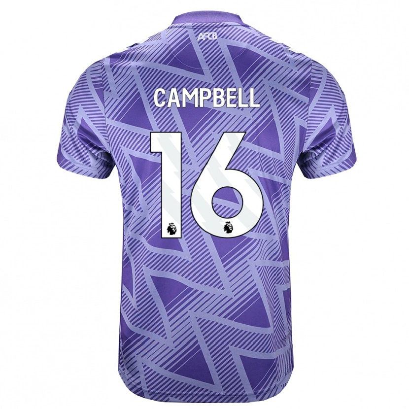 Danxen Donna Maglia Zhaviah Campbell #16 Rossa Velo Pallido Bianco Kit Gara Away 2026/27 Maglietta