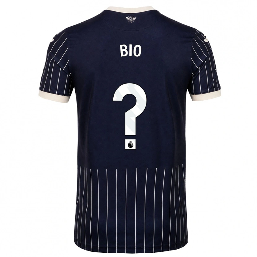 Danxen Donna Maglia Samuel Bio #0 Bianco Nero Kit Gara Away 2026/27 Maglietta