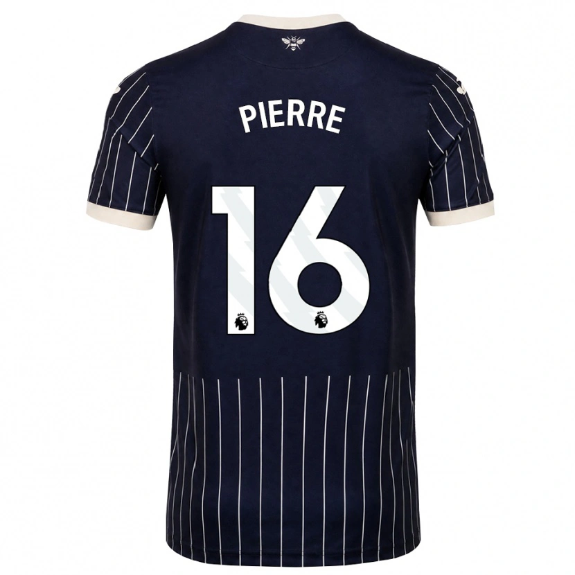 Danxen Donna Maglia Kyrie Pierre #16 Bianco Nero Kit Gara Away 2026/27 Maglietta