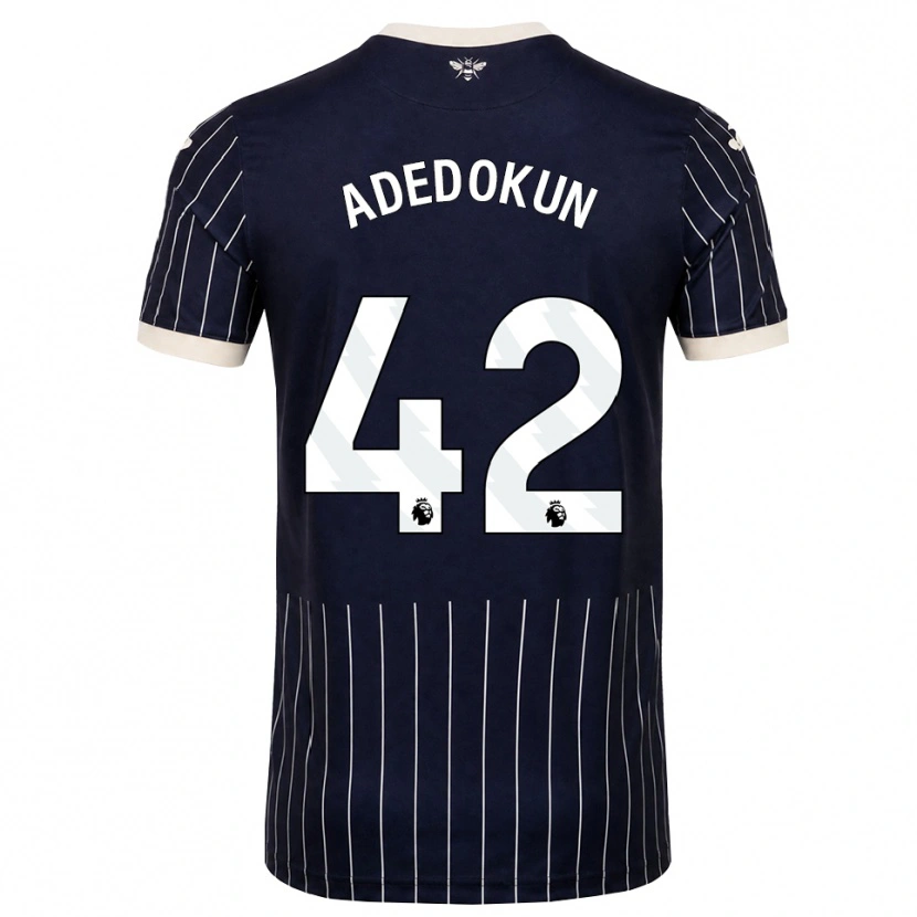 Danxen Donna Maglia Val Adedokun #42 Bianco Nero Kit Gara Away 2026/27 Maglietta