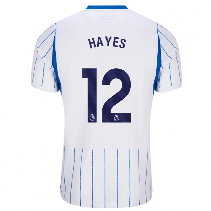 Danxen Donna Maglia Caitlin Hayes #12 Blu Dodger Bianco Kit Gara Away 2026/27 Maglietta