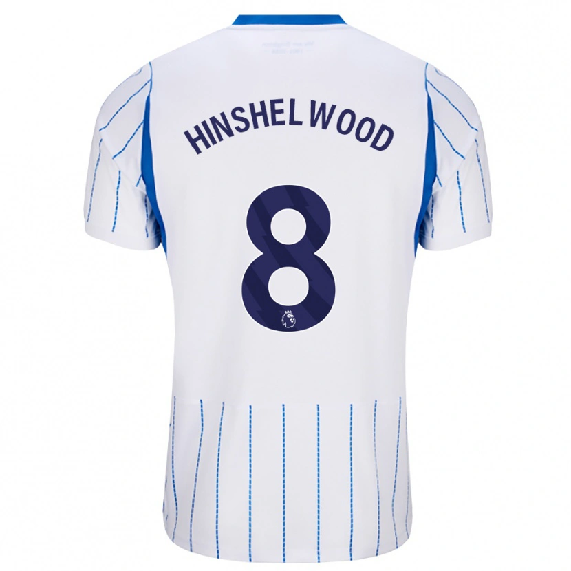 Danxen Donna Maglia Jack Hinshelwood #8 Blu Dodger Bianco Kit Gara Away 2026/27 Maglietta