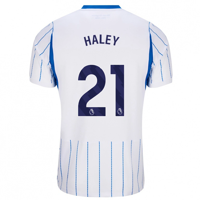 Danxen Donna Maglia Madison Haley #21 Blu Dodger Bianco Kit Gara Away 2026/27 Maglietta