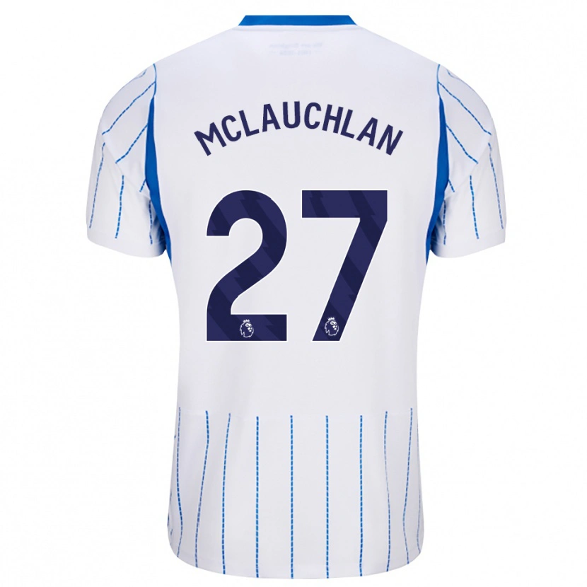 Danxen Donna Maglia Rachel Mclauchlan #27 Blu Dodger Bianco Kit Gara Away 2026/27 Maglietta