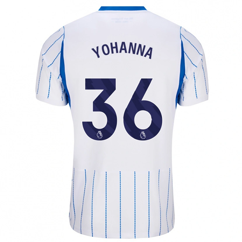 Danxen Donna Maglia Zadok Yohanna #36 Blu Dodger Bianco Kit Gara Away 2026/27 Maglietta
