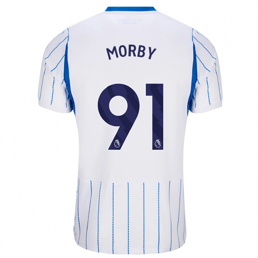Danxen Donna Maglia Jackson Morby #91 Blu Dodger Bianco Kit Gara Away 2026/27 Maglietta