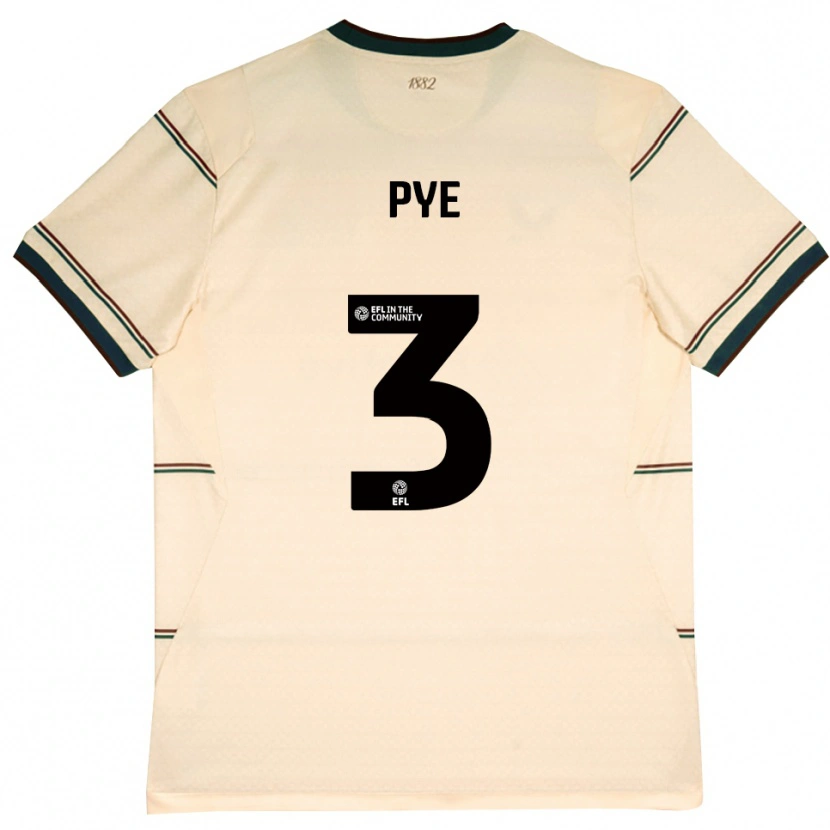 Danxen Donna Maglia Logan Pye #3 Beige Borgogna Kit Gara Away 2026/27 Maglietta