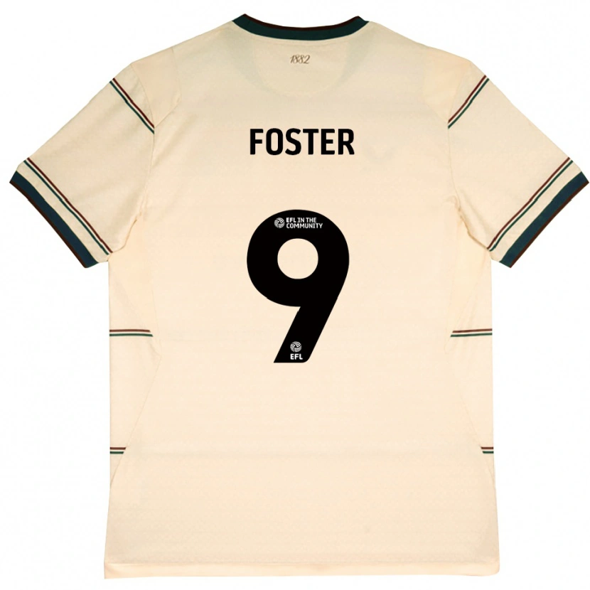 Danxen Donna Maglia Lyle Foster #9 Beige Borgogna Kit Gara Away 2026/27 Maglietta