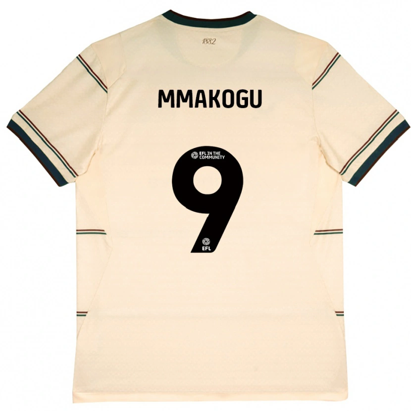 Danxen Donna Maglia Jan Mmakogu #9 Beige Borgogna Kit Gara Away 2026/27 Maglietta