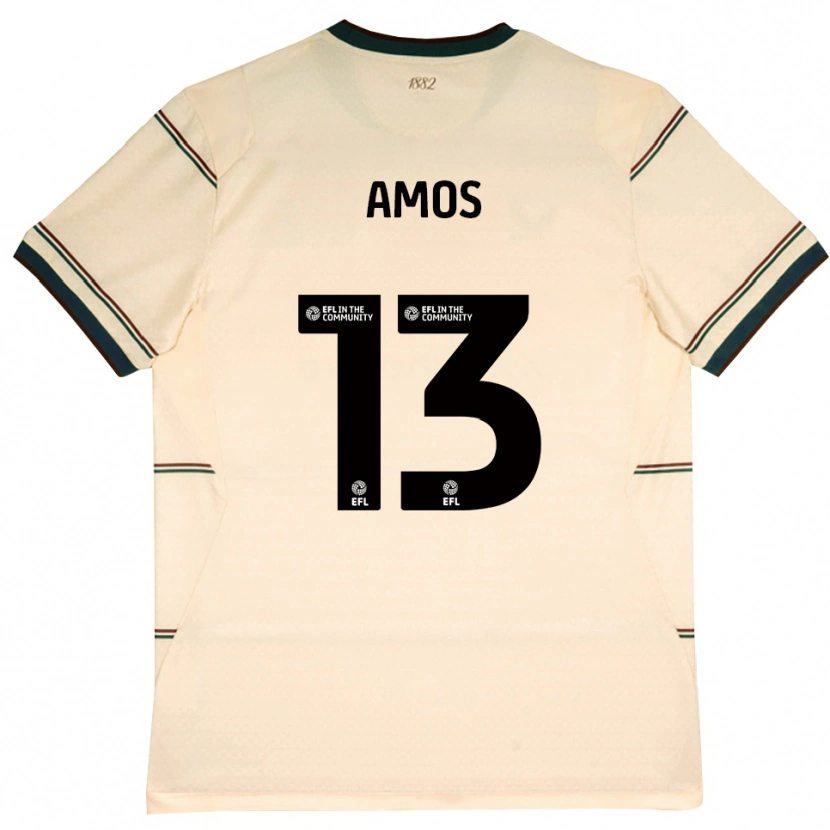 Danxen Donna Maglia Ben Amos #13 Beige Borgogna Kit Gara Away 2026/27 Maglietta
