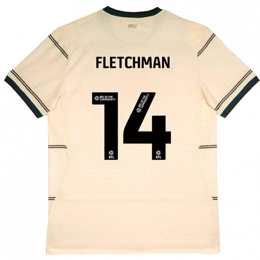 Danxen Donna Maglia Diandro Fletchman #14 Beige Borgogna Kit Gara Away 2026/27 Maglietta