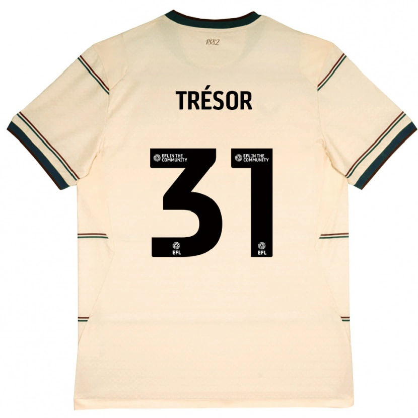 Danxen Donna Maglia Mike Tresor #31 Beige Borgogna Kit Gara Away 2026/27 Maglietta