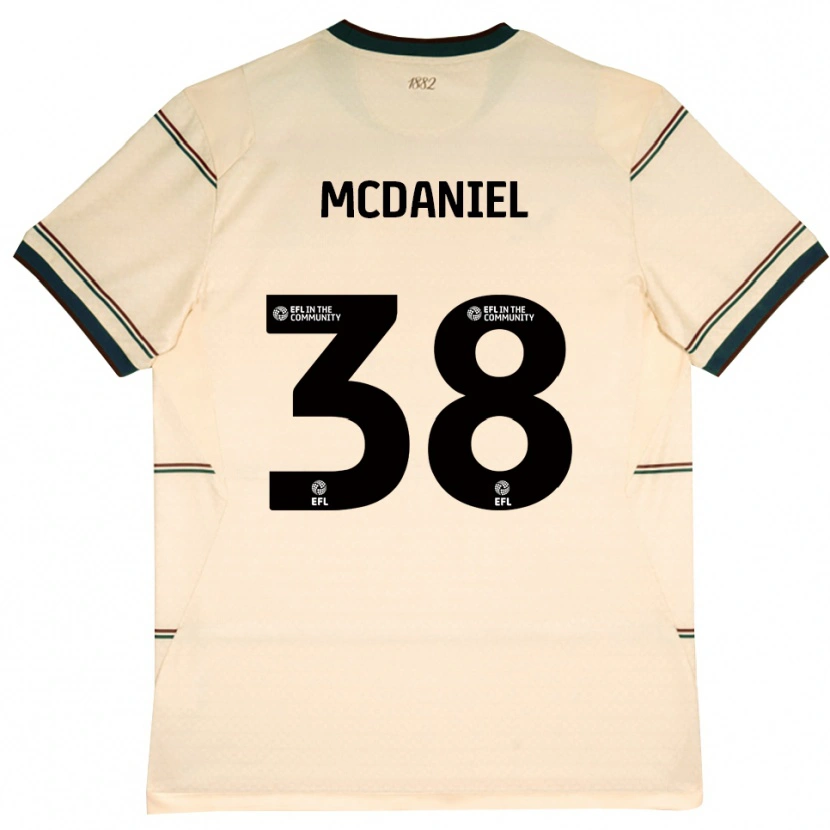 Danxen Donna Maglia Louise Mcdaniel #38 Beige Borgogna Kit Gara Away 2026/27 Maglietta