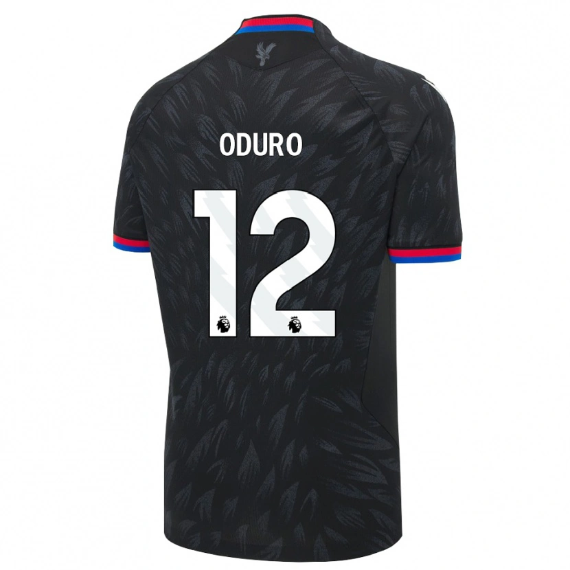 Danxen Donna Maglia Stuart Oduro #12 Nero Blu Rosso Kit Gara Away 2026/27 Maglietta