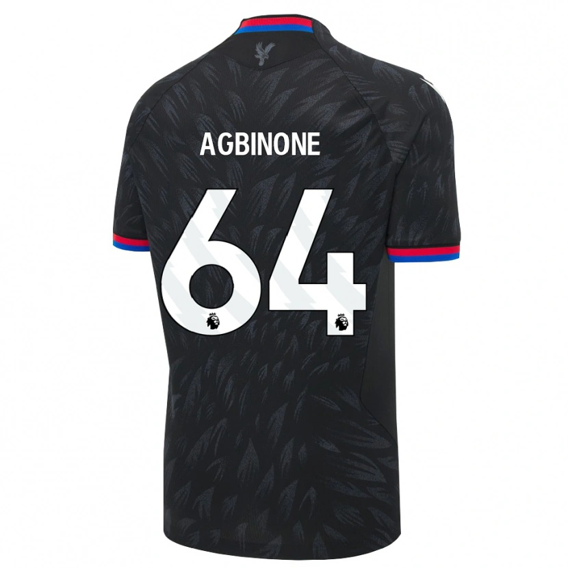 Danxen Donna Maglia Asher Agbinone #64 Nero Blu Rosso Kit Gara Away 2026/27 Maglietta