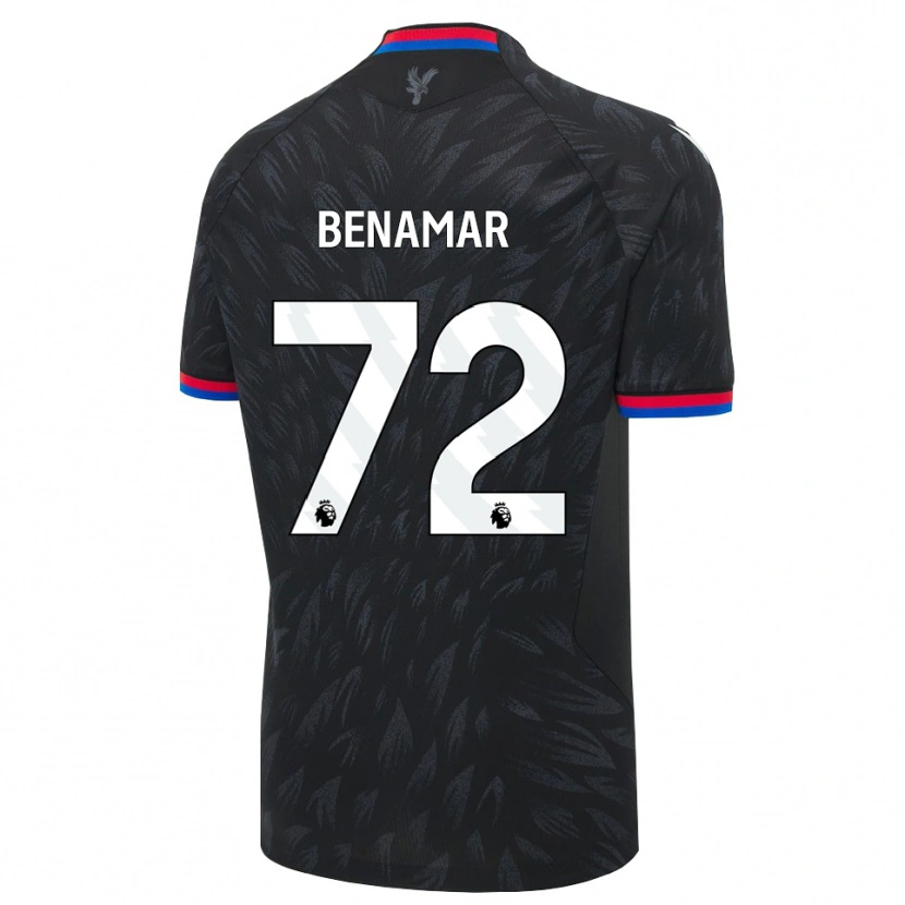 Danxen Donna Maglia Dean Benamar #72 Nero Blu Rosso Kit Gara Away 2026/27 Maglietta